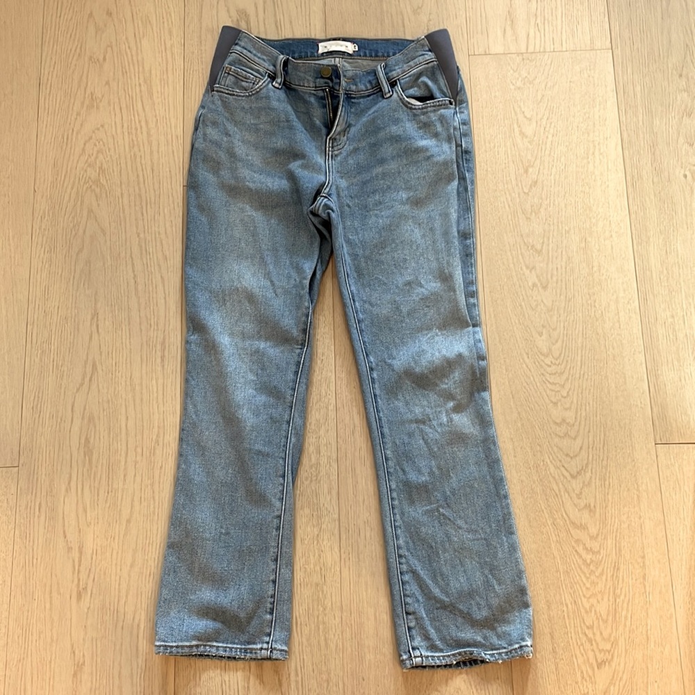 Hatch crop maternity jean